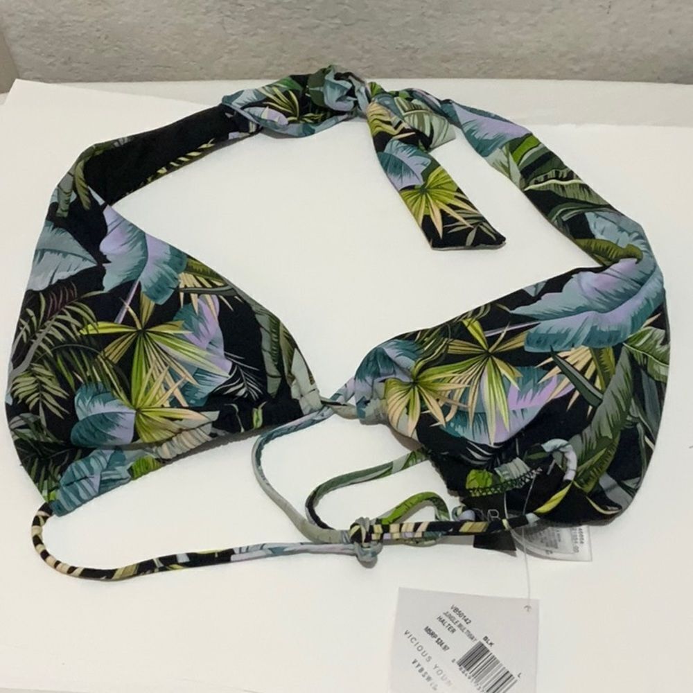 Vicious Young Babes Tropic Trip Bikini Top only Swimsuit